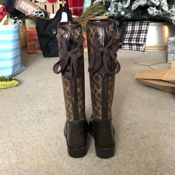 Coach rain boots - Picture 4 of 5